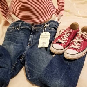 Lucky Brand NWT Skinny Bridgette Blue Jeans